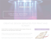 Tablet Screenshot of creativewisdom.co.uk